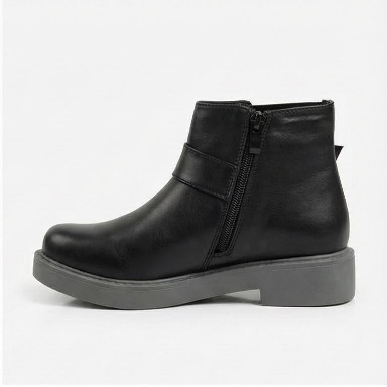 Buckle Charm – Black Ankle Boot